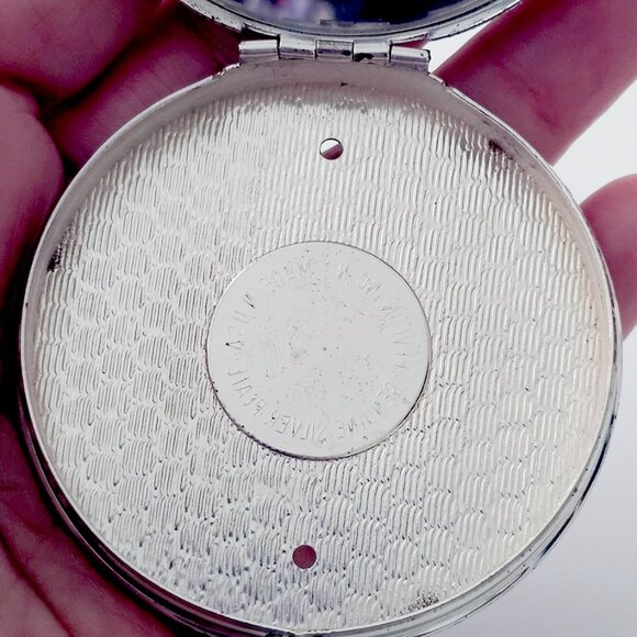 Vintage Van Cleef & Arpels Compact & Lipstick Case for Revlon Silver Plated - Picture 9 of 13